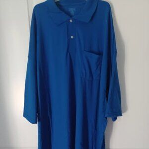NEW Men's Jerzees 5X short sleeve polo Royal Blue